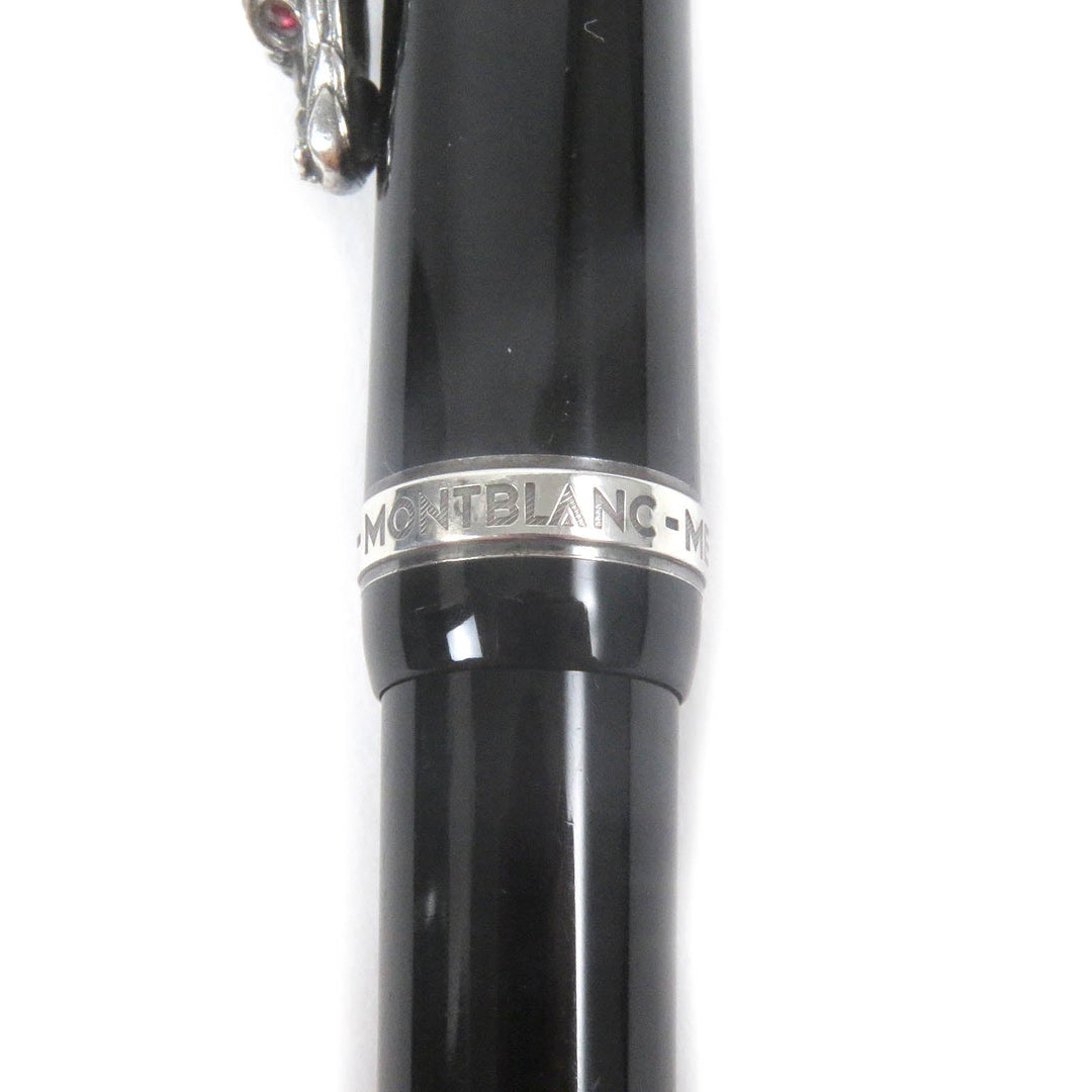 MONTBLANC Ballpoint pen Main: Precious resin, Part: SV925 Black Silver mens Used Authentic