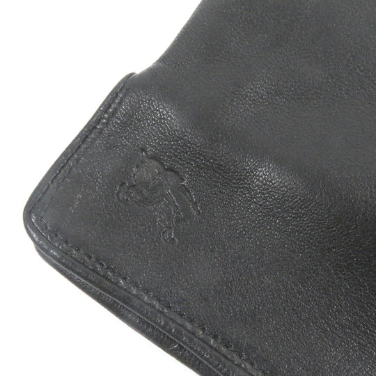 BURBERRY LONDON gloves Main: Lamb leather black Horse logo embossed Nova check on the back mens Used Authentic