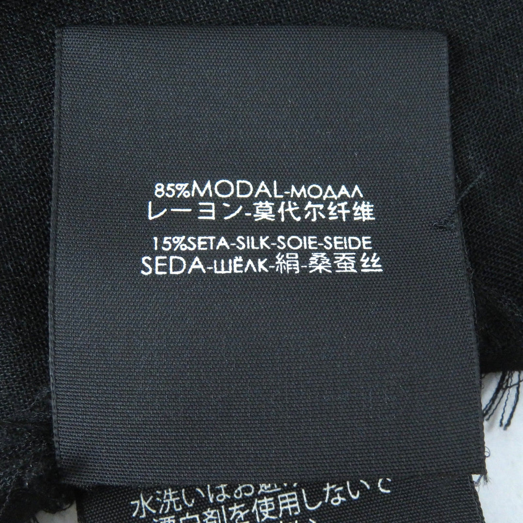 GUCCI scarf Main: 85% rayon, Main: 15% silk Black multicolor Women Used Authentic