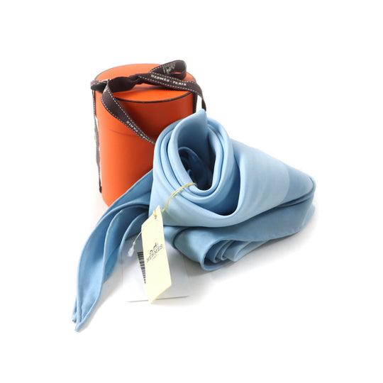 HERMES scarf H619968S Main: 100% silk blue Rosange Maxi Women Used Authentic