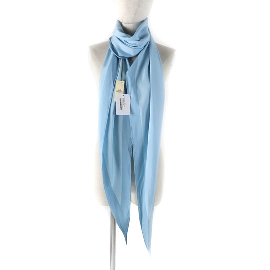 HERMES scarf H619968S Main: 100% silk blue Rosange Maxi Women Used Authentic