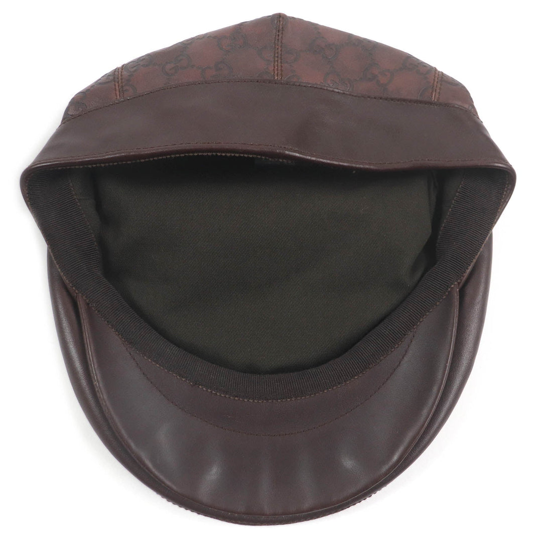 GUCCI hunting 075195 Outer: 100% cowhide, Lining: 100% cotton Brown mens XL Used Authentic