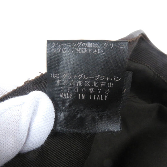 GUCCI hunting 075195 Outer: 100% cowhide, Lining: 100% cotton Brown mens XL Used Authentic
