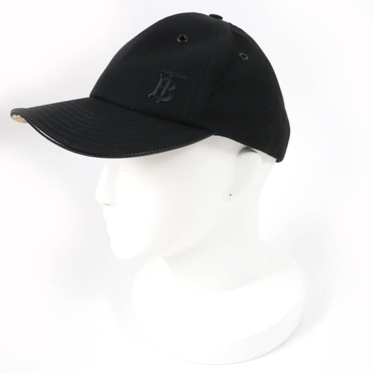 BURBERRY cap 8053811 Main: 100% cotton, Part: 100% cotton black Women M Used Authentic