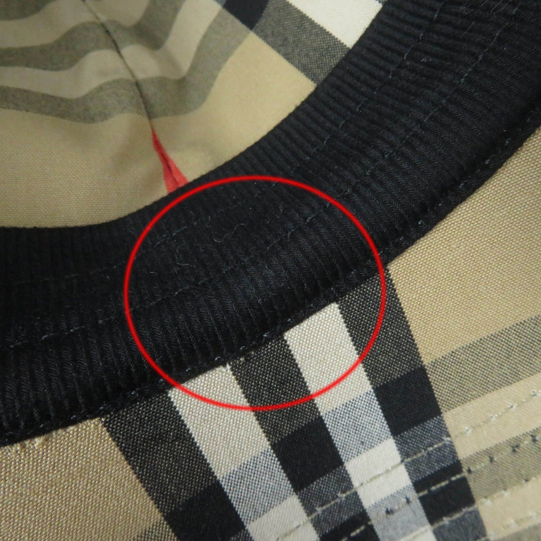 BURBERRY cap 8053811 Main: 100% cotton, Part: 100% cotton black Women M Used Authentic