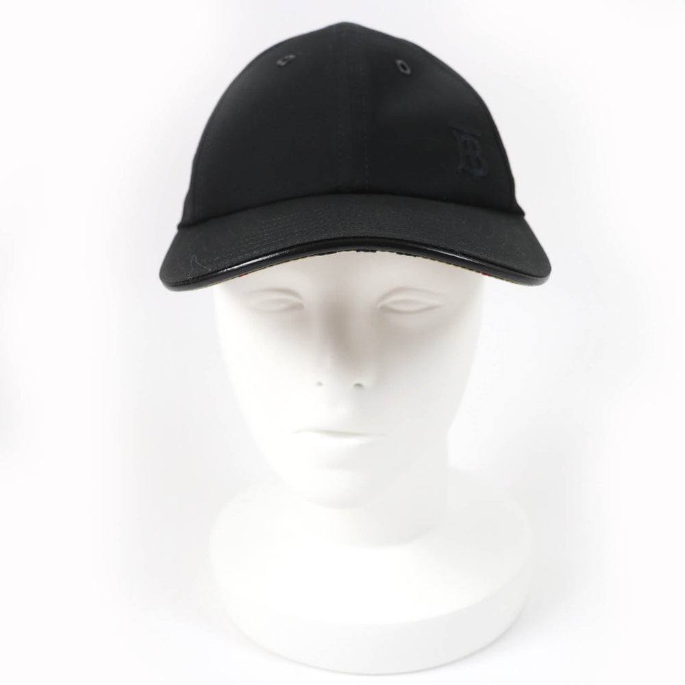 BURBERRY cap 8053811 Main: 100% cotton, Part: 100% cotton black Women M Used Authentic