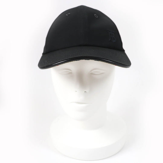 BURBERRY cap 8053811 Main: 100% cotton, Part: 100% cotton black Women M Used Authentic