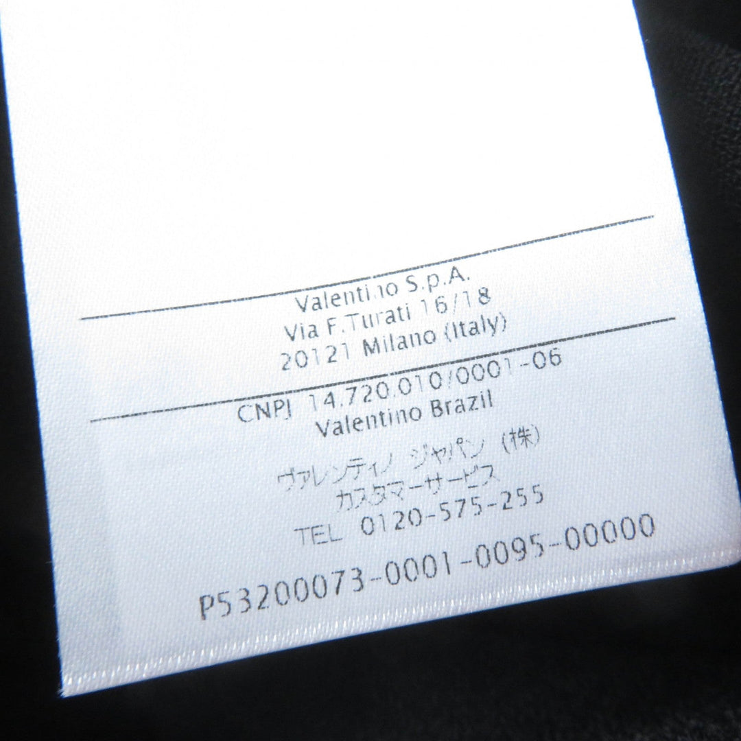 VALENTINO cardigan QB2KA01443K Main: 83% rayon, Main: 17% polyester, Part: 41% cotton, Part: 39% rayon, Part: 20% nylon black Women M Used Authentic