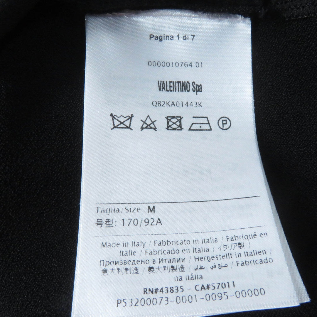 VALENTINO cardigan QB2KA01443K Main: 83% rayon, Main: 17% polyester, Part: 41% cotton, Part: 39% rayon, Part: 20% nylon black Women M Used Authentic