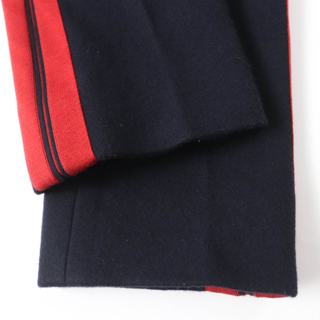 HERMES Pants Main: 100% cashmere, Part: 100% wool Dark navy Women 34 Used Authentic