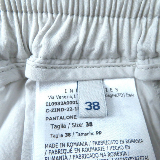 MONCLER cargo pants Main: 100% cotton Light gray PANTALONE Women 38 Used Authentic