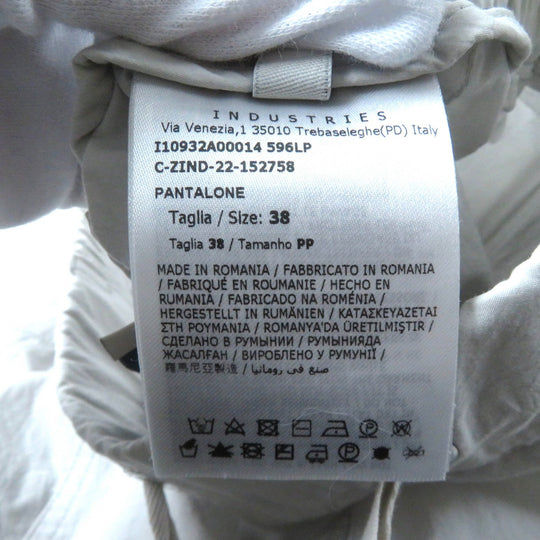 MONCLER cargo pants Main: 100% cotton Light gray PANTALONE Women 38 Used Authentic