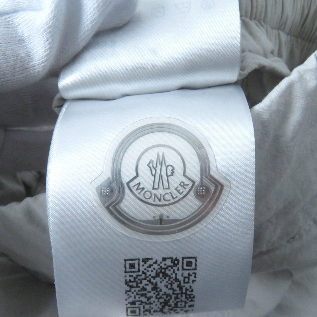 MONCLER cargo pants Main: 100% cotton Light gray PANTALONE Women 38 Used Authentic