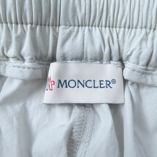 MONCLER cargo pants Main: 100% cotton Light gray PANTALONE Women 38 Used Authentic