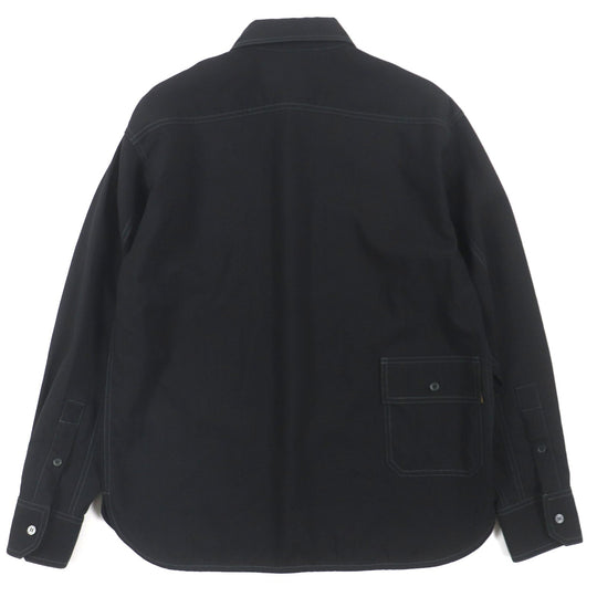 MARNI Long sleeve shirt CUMU0149A0 Main: 100% wool, Lining: 70% cotton, Lining: 30% nylon black mens 46 Used Authentic