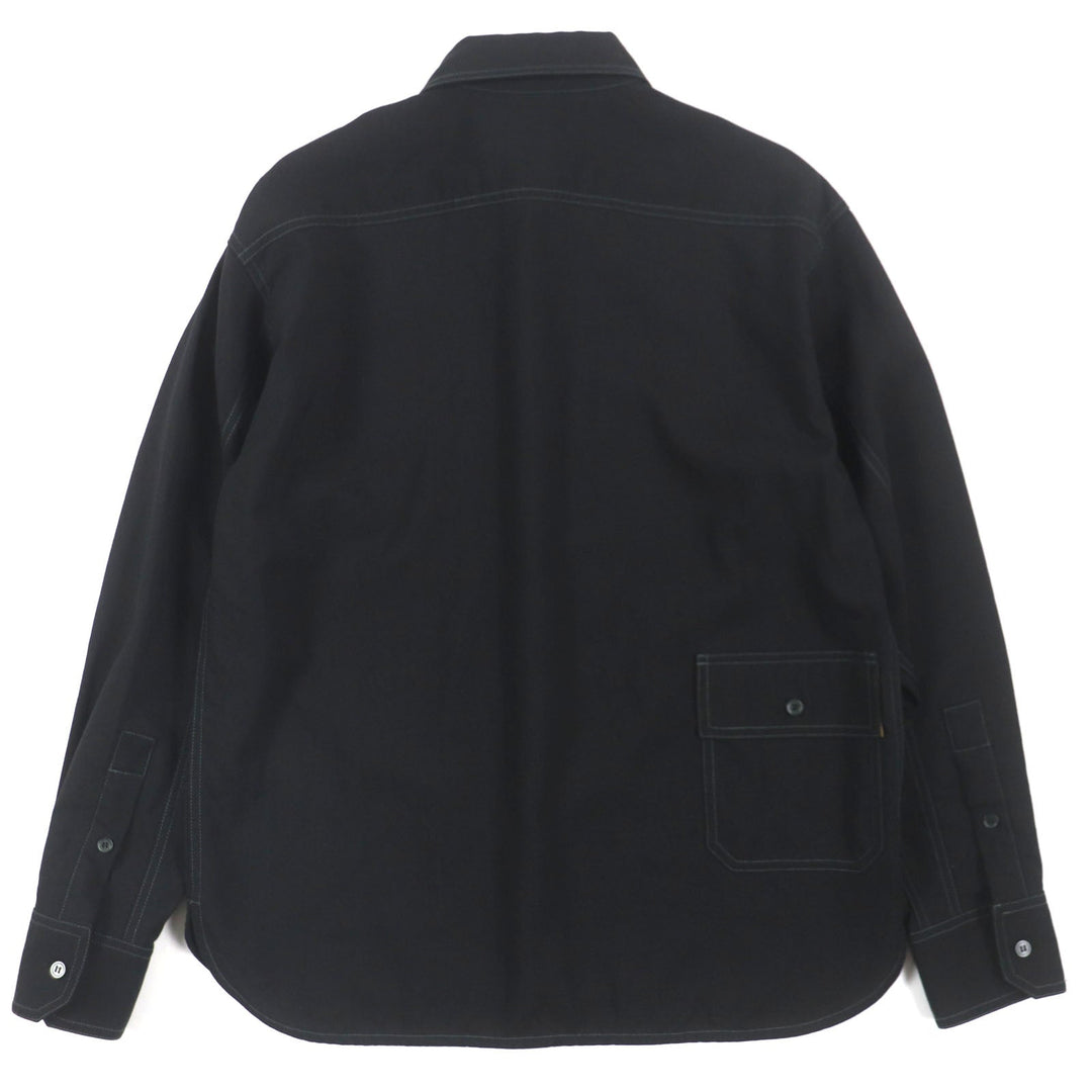 MARNI Long sleeve shirt CUMU0149A0 Main: 100% wool, Lining: 70% cotton, Lining: 30% nylon black mens 46 Used Authentic