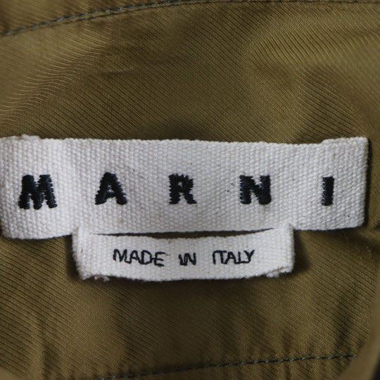 MARNI Long sleeve shirt CUMU0149A0 Main: 100% wool, Lining: 70% cotton, Lining: 30% nylon black mens 46 Used Authentic