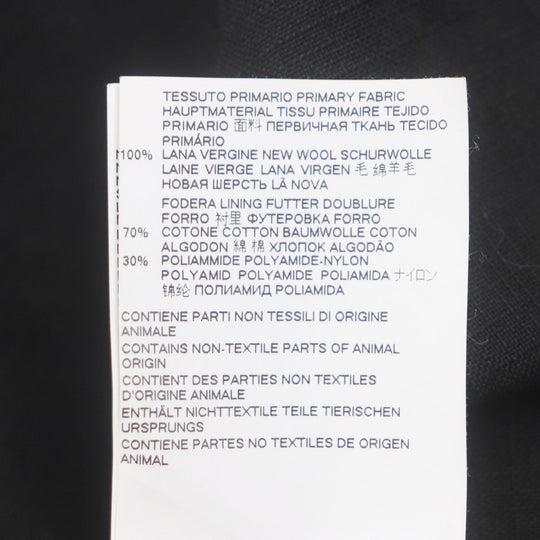 MARNI Long sleeve shirt CUMU0149A0 Main: 100% wool, Lining: 70% cotton, Lining: 30% nylon black mens 46 Used Authentic