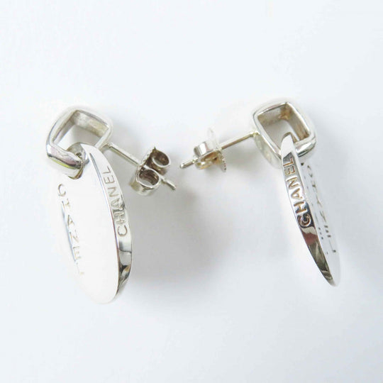 CHANEL Pierce Main: SV925 Silver Women Used Authentic