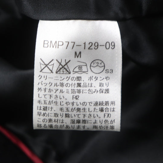 BURBERRY BLACK LABEL pea coat Outer: 90% wool, Outer: 10% nylon, Part: 100% polyester, Lining: Cupra, Lining: Polyester black mens M Used Authentic