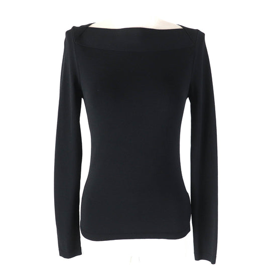 VALENTINO Cut Outer material: 75% rayon, Outer material: 25% polyester black Women S Used Authentic