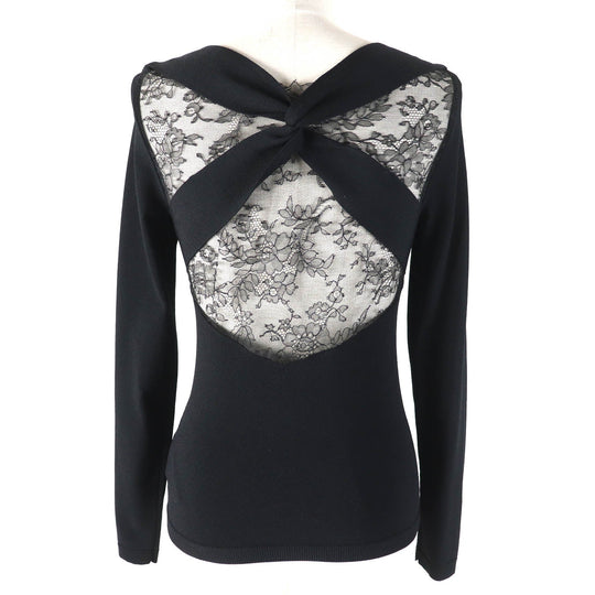 VALENTINO Cut Outer material: 75% rayon, Outer material: 25% polyester black Women S Used Authentic