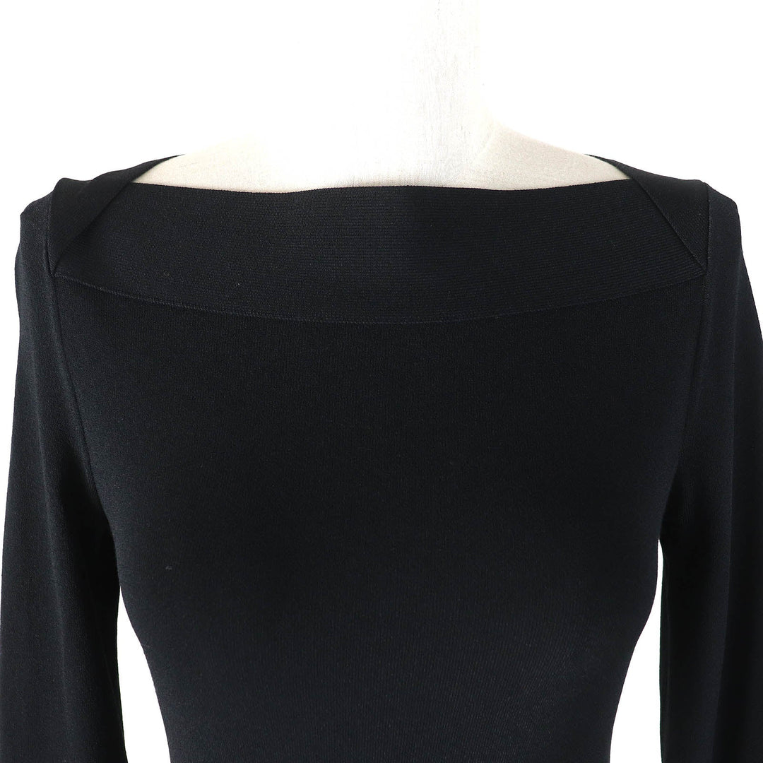 VALENTINO Cut Outer material: 75% rayon, Outer material: 25% polyester black Women S Used Authentic