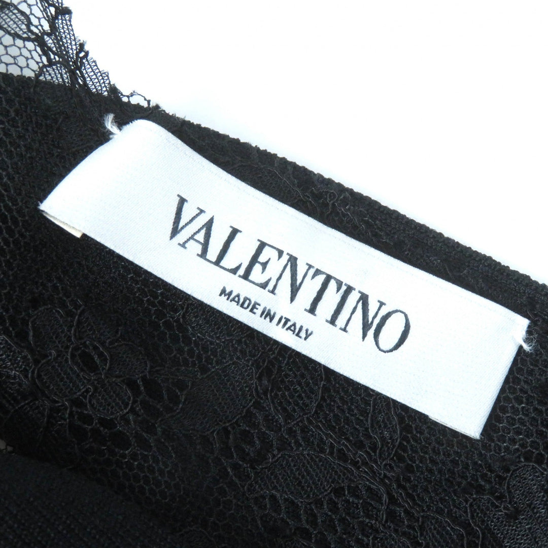 VALENTINO Cut Outer material: 75% rayon, Outer material: 25% polyester black Women S Used Authentic