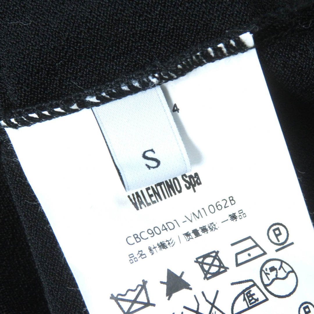VALENTINO Cut Outer material: 75% rayon, Outer material: 25% polyester black Women S Used Authentic