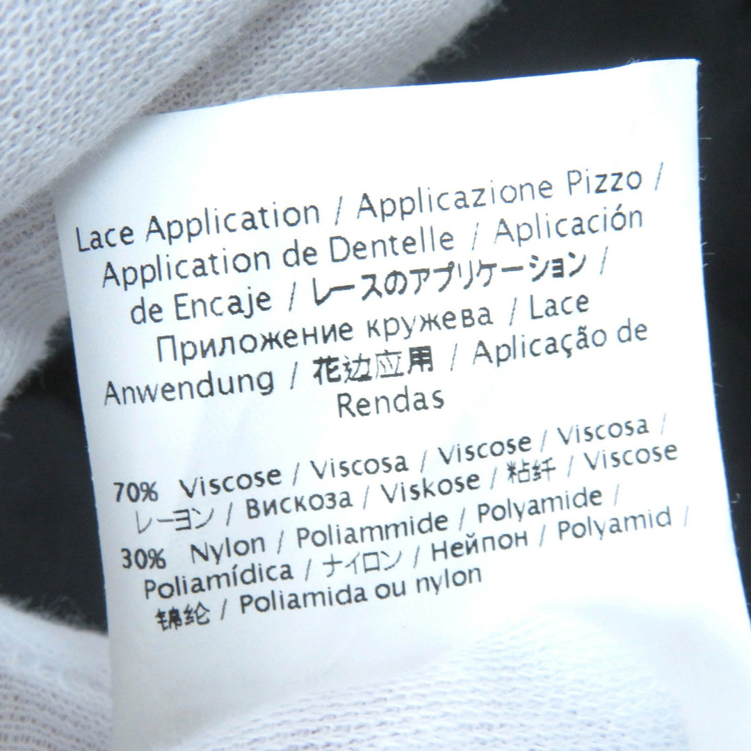 VALENTINO Cut Outer material: 75% rayon, Outer material: 25% polyester black Women S Used Authentic