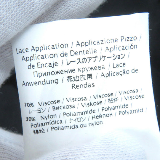 VALENTINO Cut Outer material: 75% rayon, Outer material: 25% polyester black Women S Used Authentic