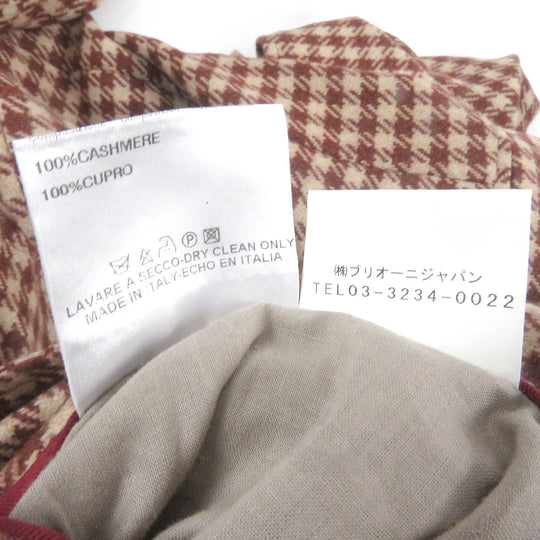 Brioni tailored jacket cashmere, cupra Brown mens 48 Used Authentic