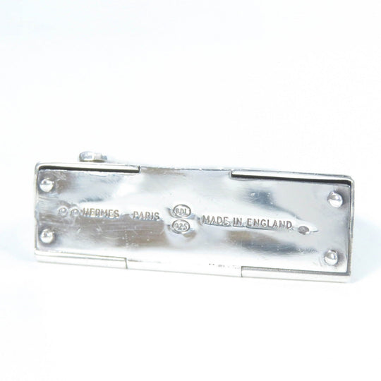 HERMES Other accessories SV925 Silver Pill case Polido bag motif