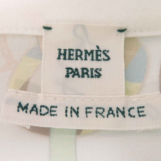 HERMES one piece 3H0514DN Main: 100% silk, petticoat 100% silk Multi Women 36 Used Authentic