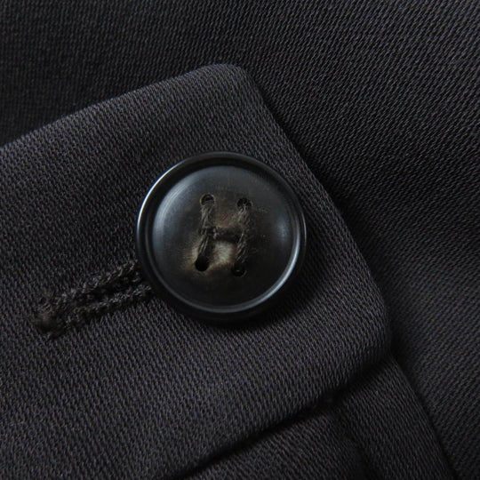 HERMES Pants Main: 100% wool, part: cowhide Brown Women 38 Used Authentic