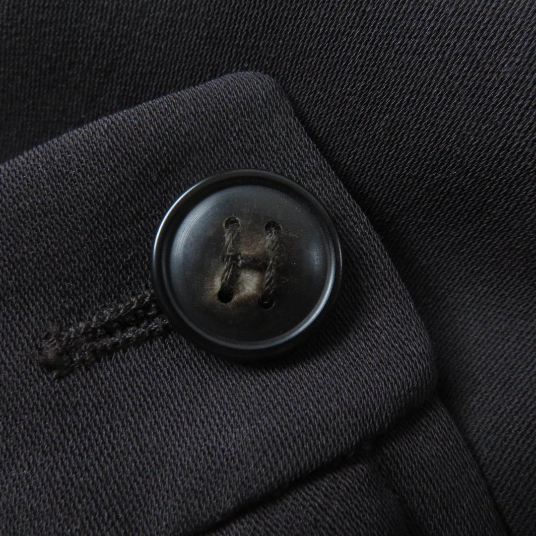 HERMES Pants Main: 100% wool, part: cowhide Brown Women 38 Used Authentic