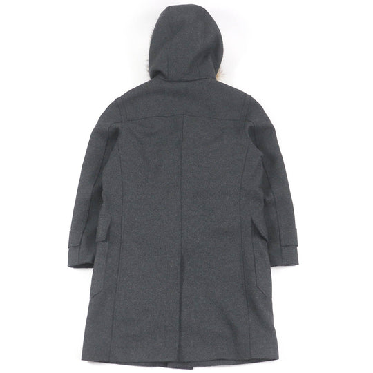 DOLCE&GABBANA coat Main: 80% wool, Main: 10% nylon, Main: 3% lambskin, Main: 3% goatskin, Main: 4% raccoon gray mens 46 Used Authentic