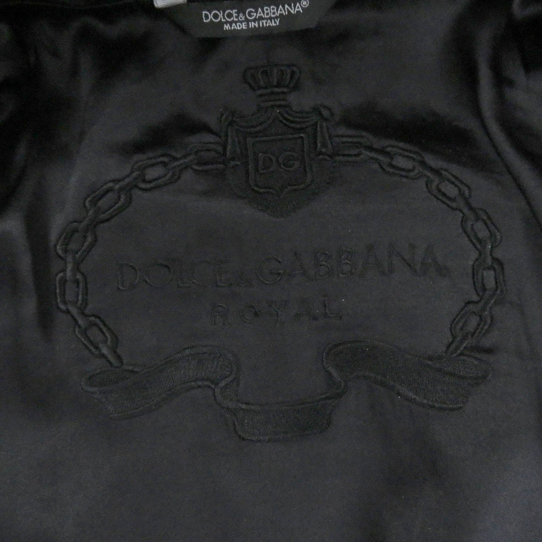 DOLCE&GABBANA coat Main: 80% wool, Main: 10% nylon, Main: 3% lambskin, Main: 3% goatskin, Main: 4% raccoon gray mens 46 Used Authentic