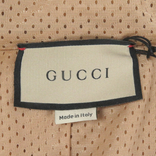 GUCCI Jacket 752157 Outer: 100% nylon, some: 96% nylon, some: 4% polyurethane, some: 61% polyurethane, some: 39% polyester beige mens M Used Authentic