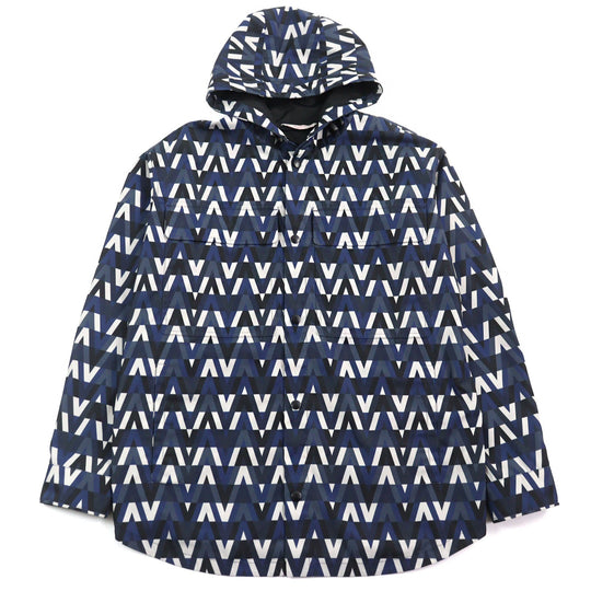 VALENTINO Jacket XV3CJE2680R Outer: 100% polyester, Lining: 100% polyester multicolor V OPTICAL JACKET mens 44 Used Authentic