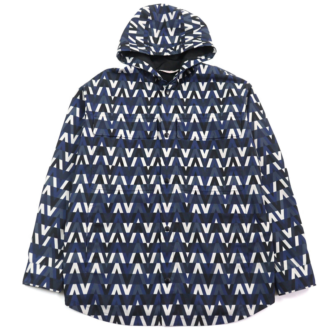 VALENTINO Jacket XV3CJE2680R Outer: 100% polyester, Lining: 100% polyester multicolor V OPTICAL JACKET mens 44 Used Authentic