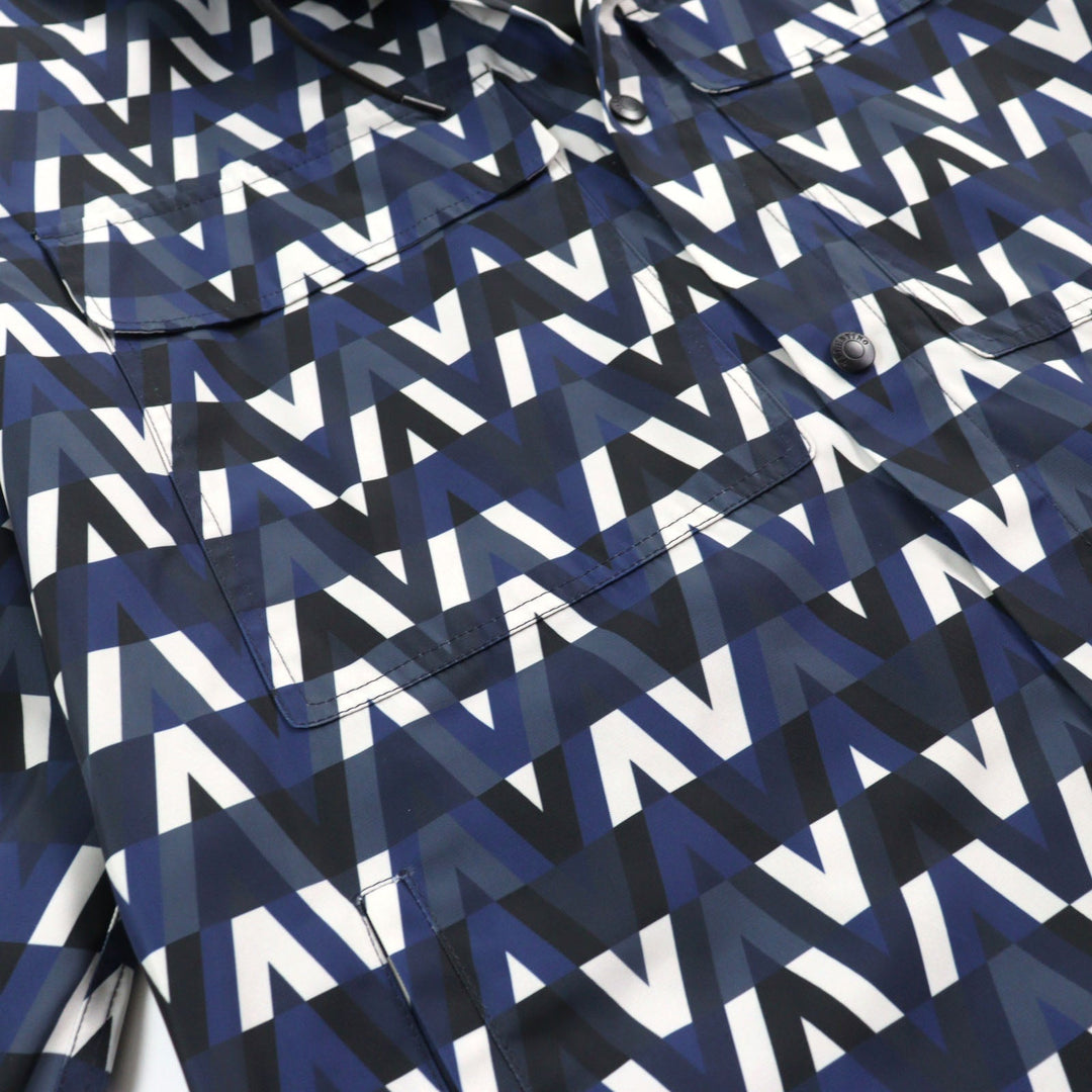 VALENTINO Jacket XV3CJE2680R Outer: 100% polyester, Lining: 100% polyester multicolor V OPTICAL JACKET mens 44 Used Authentic