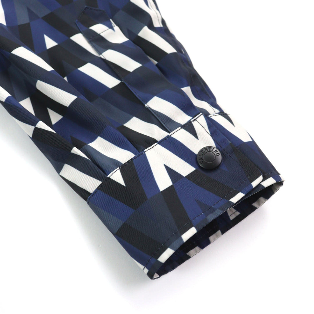 VALENTINO Jacket XV3CJE2680R Outer: 100% polyester, Lining: 100% polyester multicolor V OPTICAL JACKET mens 44 Used Authentic