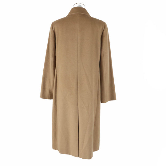 BURBERRY LONDON coat FT216-220-40 Outer: 60% wool, Outer: 30% angora, Outer: 10% wool, Lining: polyester, Lining: cupra Camel Women 9 Used Authentic