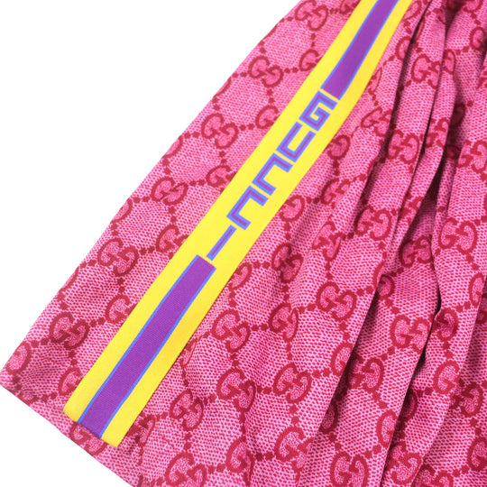 GUCCI Shorts 550599 Outer material: 55% polyester, Outer material: 45% cotton, Part: 100% nylon Pink red Women S Used Authentic