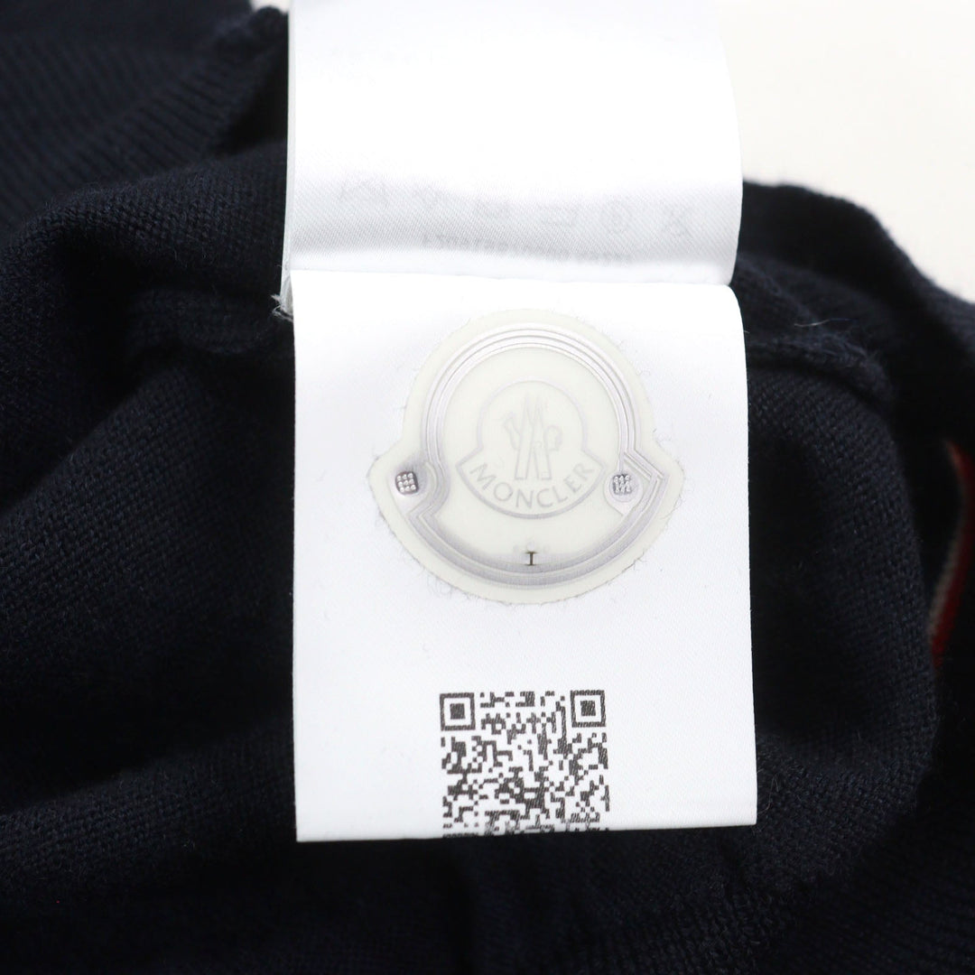 MONCLER cardigan F20919B70600 A9227 Main: 100% wool Navy MAGLIONE TRICOT CARDIGAN mens M Used Authentic