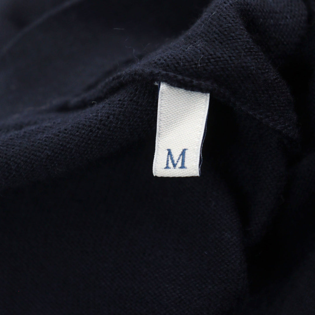 MONCLER cardigan F20919B70600 A9227 Main: 100% wool Navy MAGLIONE TRICOT CARDIGAN mens M Used Authentic