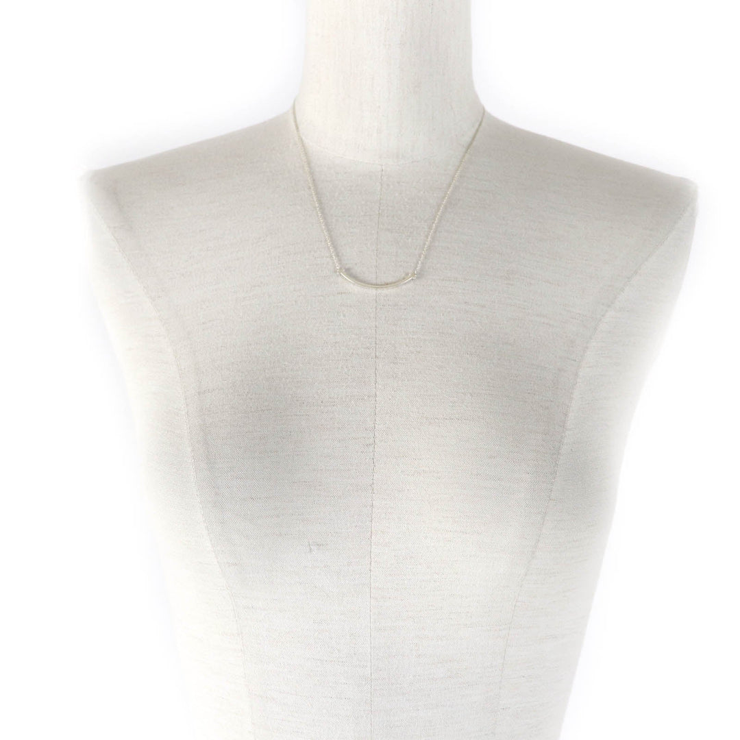 TIFFANY&Co. Necklace SV925 Silver TIFFANY&Co. T Smile Pendant Small