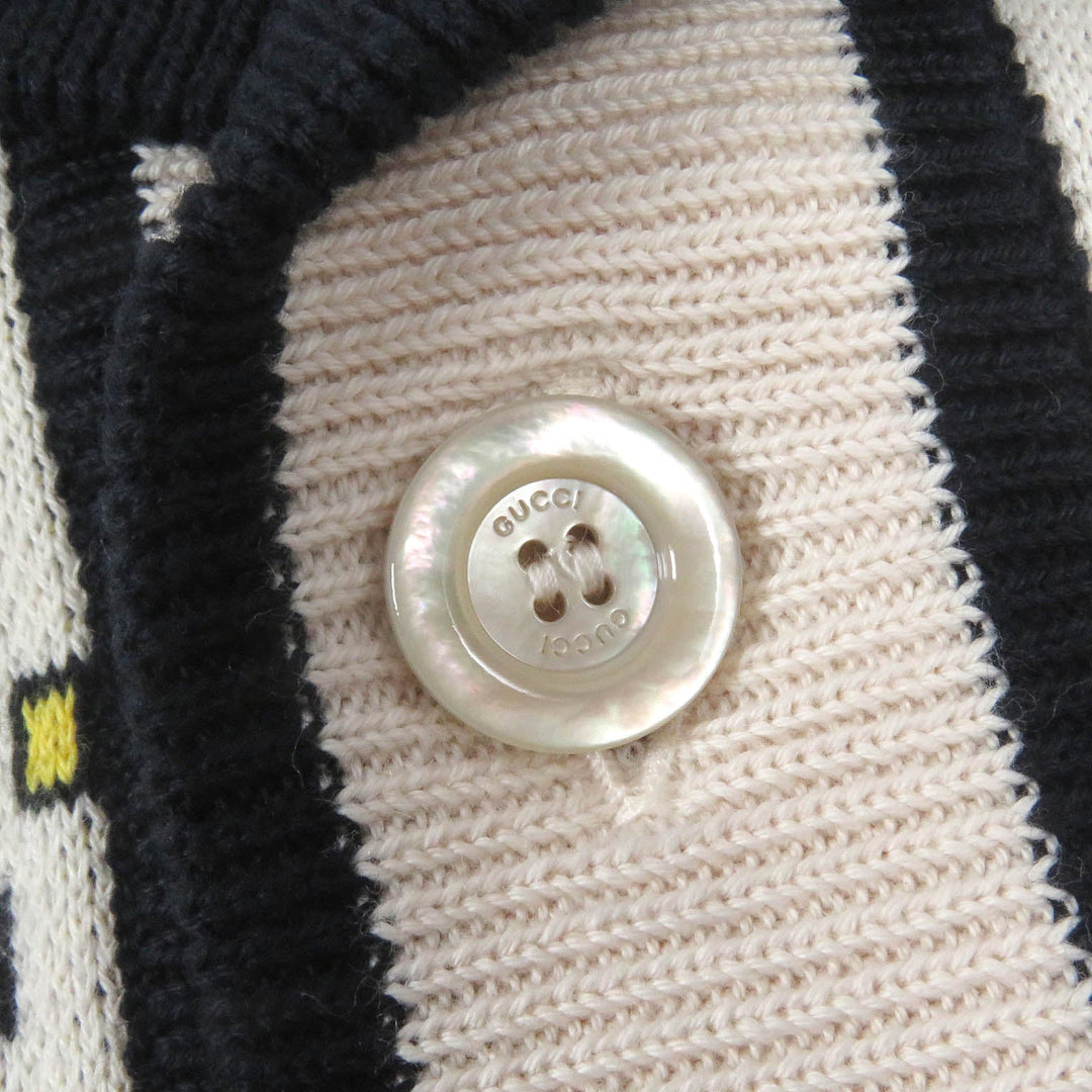 GUCCI Short sleeve shirt 740562 Main: 100% cotton Ivory mens XS Used Authentic