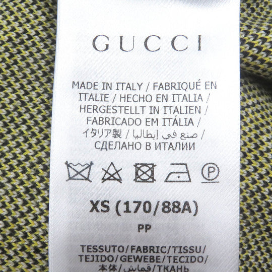 GUCCI Short sleeve shirt 740562 Main: 100% cotton Ivory mens XS Used Authentic